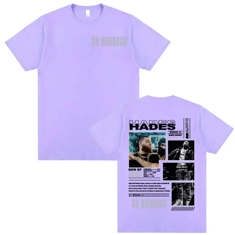 Rapper Hades 66 Make Money Not Friends Album Cover T Shirts Men Women Fashion Hip Hop Pop Music Short Sleeve 100% Cotton T-shirt