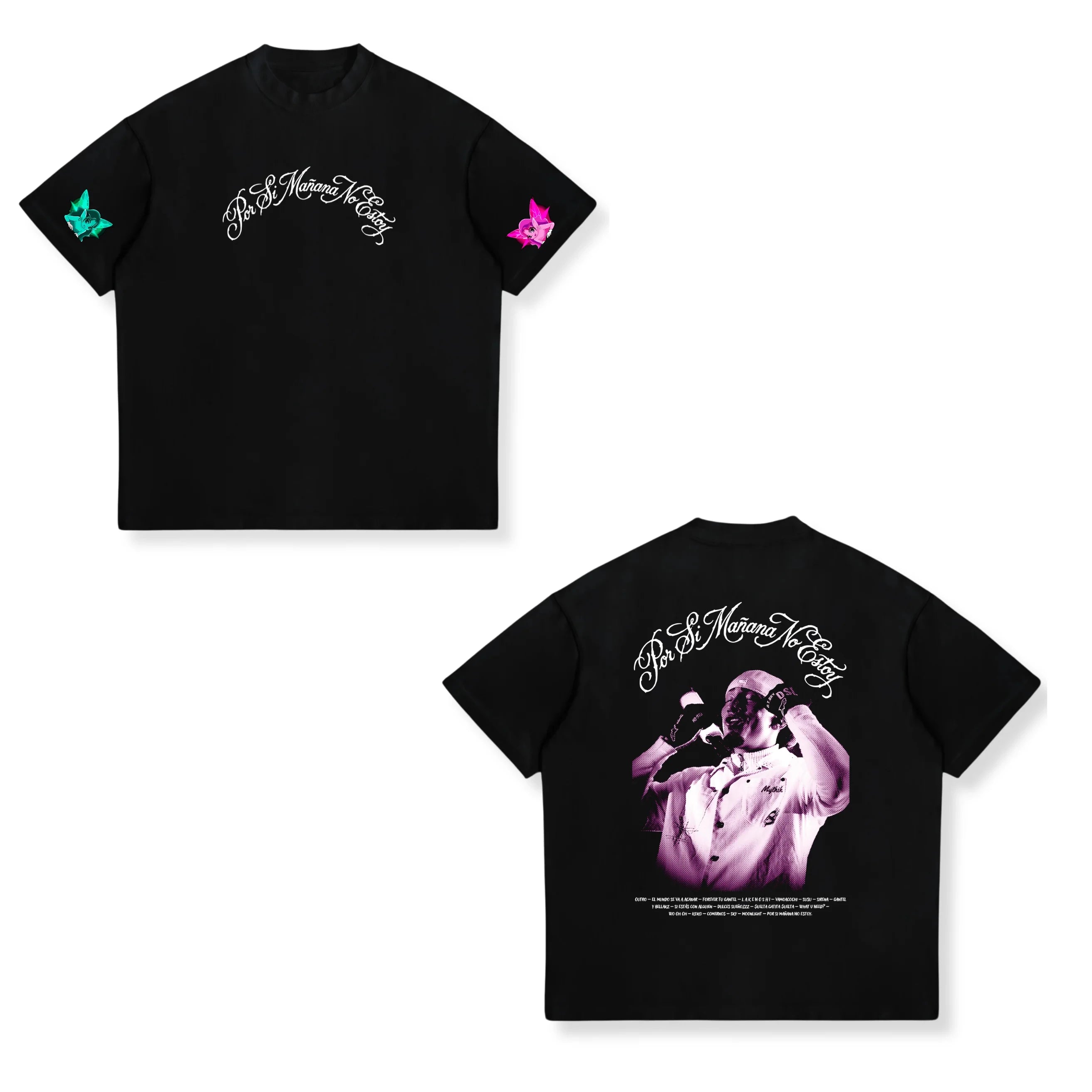 Singer Omar Courtz Primera Musa Tour 2025 New T-shirt Men Women Fashion Harajuku T Shirt Vintage Oversized Cotton T-shirts
