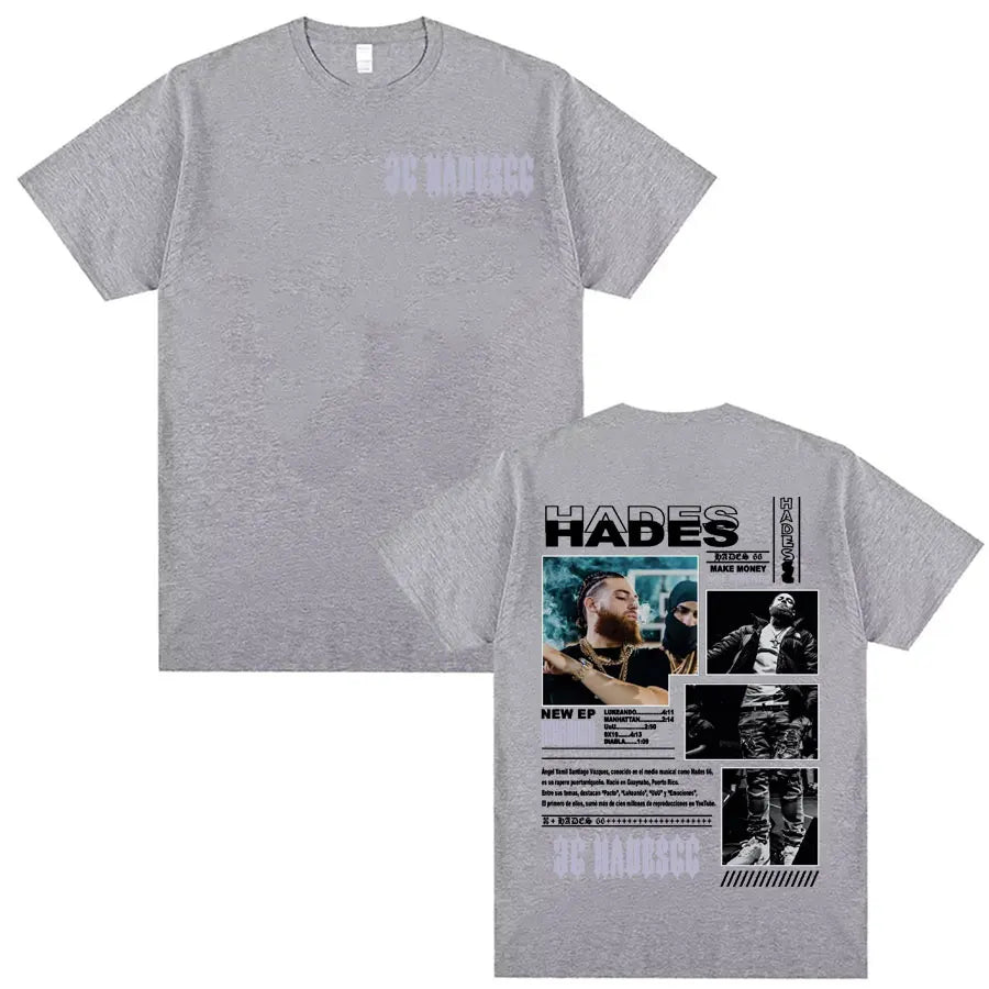 Rapper Hades 66 Make Money Not Friends Album Cover T Shirts Men Women Fashion Hip Hop Pop Music Short Sleeve 100% Cotton T-shirt
