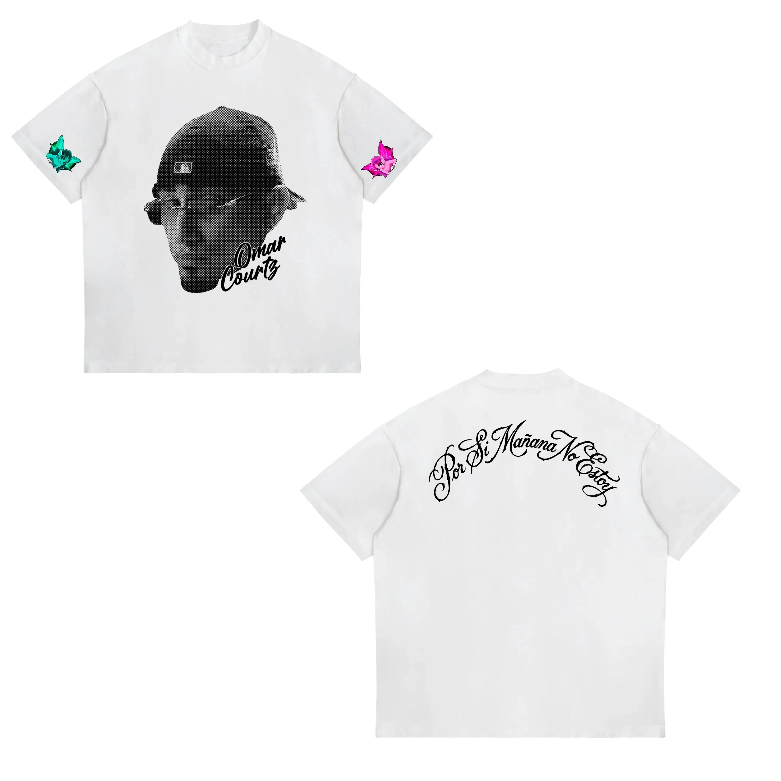 Singer Omar Courtz Primera Musa Tour 2025 New T-shirt Men Women Fashion Harajuku T Shirt Vintage Oversized Cotton T-shirts