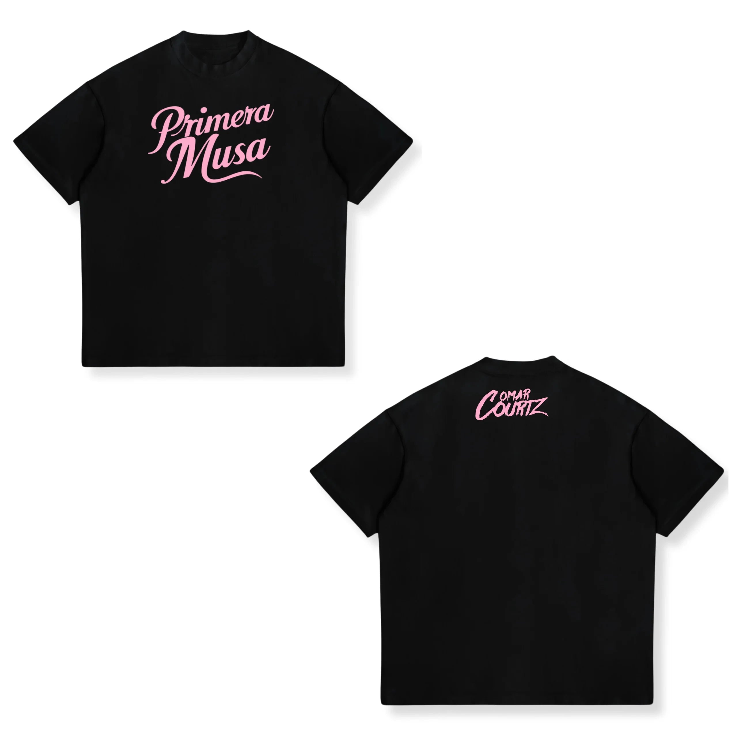 Singer Omar Courtz Primera Musa Tour 2025 New T-shirt Men Women Fashion Harajuku T Shirt Vintage Oversized Cotton T-shirts